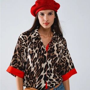 Vibrant Orange Women's Blouse